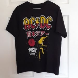 NEW Authentic AC/DC Black Graphic Tshirt